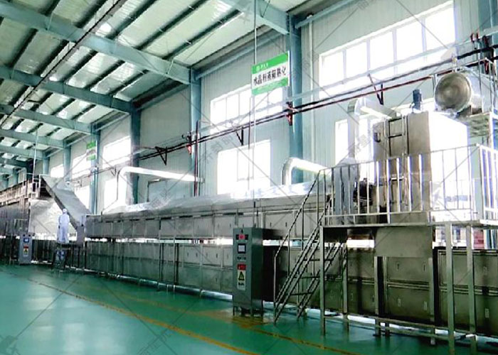 大型自动化涂布铺浆式粉条机加工设备冷却温度上不去，，，，，，到底为何？？？？？？